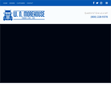 Tablet Screenshot of morehousetruckline.com